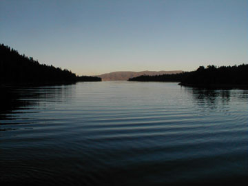 a view of the lake from Emerald Bay 