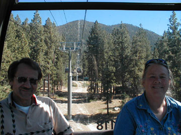 Jerry and Janet on the gondola ride