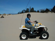 Janet on the Dunes