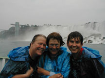 wet but happy on the Maid of the Mist