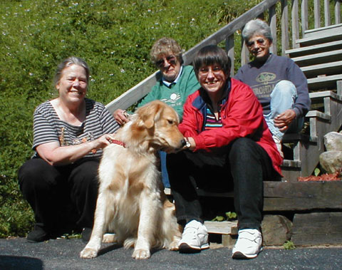 Jancy, Macks, Marilyn, June and Shirley at White Lake