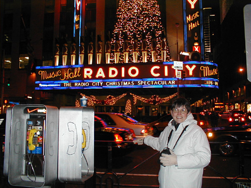 June across the street at Radio City