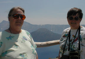 Janet & June at Crater Lake