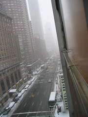 snow from our hotel window